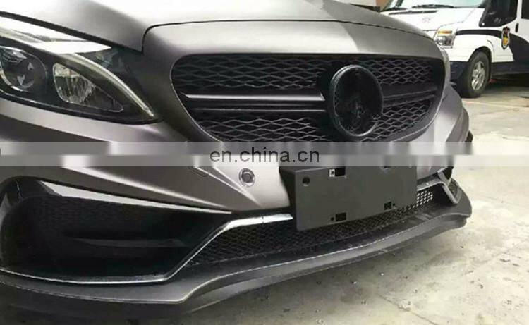 W205 c180 C200L C260 C300 upgrade w205 Carls C63 style body kit 14~16y PP material