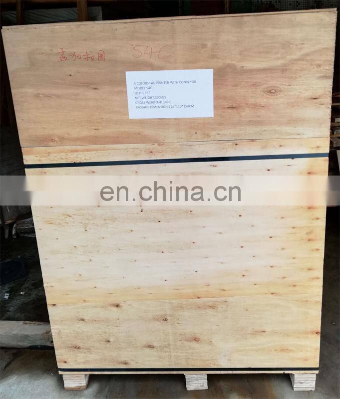 Large printing area ink cup roller pad printing machine one colour tampon print for washing machine panel