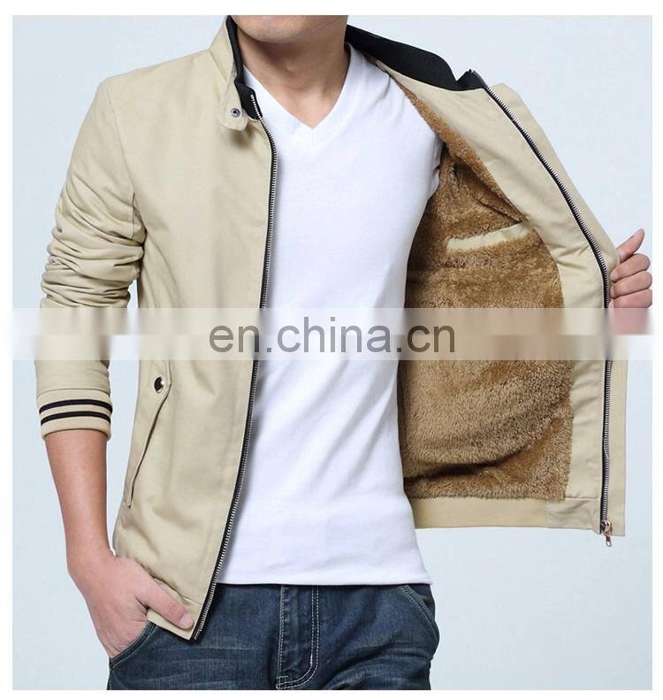2020 autumn and winter youth plus velvet overalls men's loose cotton jacket customization