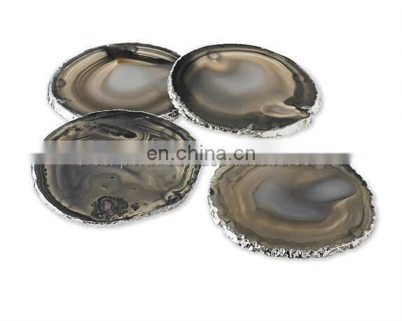 marble & wooden coaster