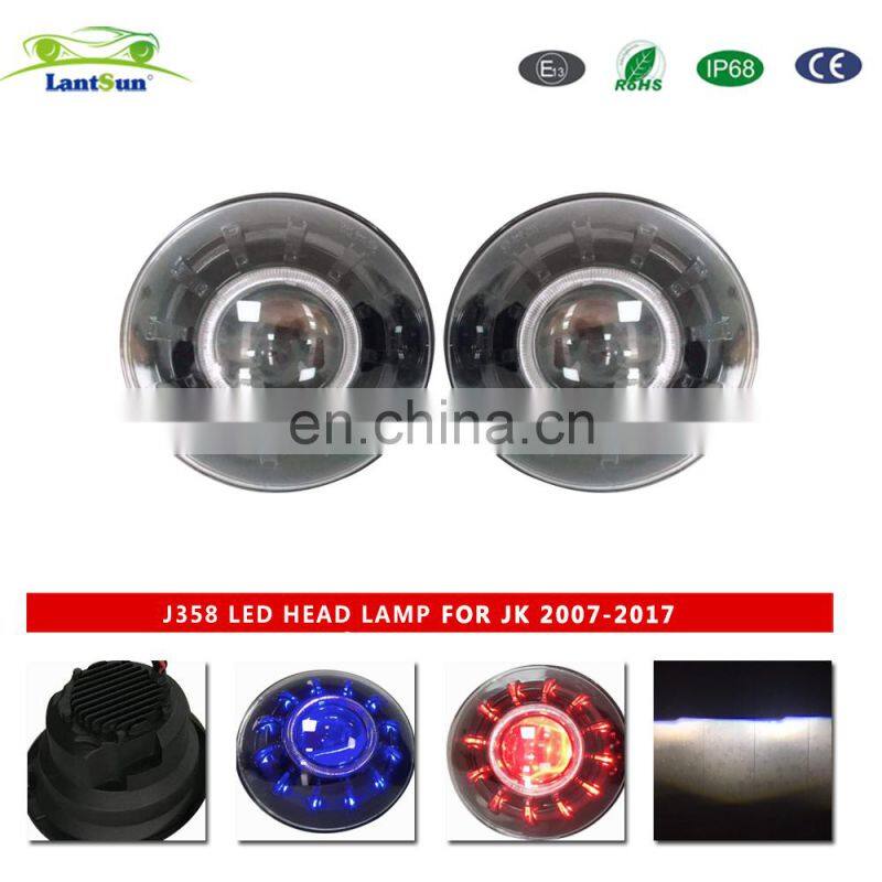 LED headlights for Jeep for wrangler JK Head lamp 35 W for Jeep accessorie