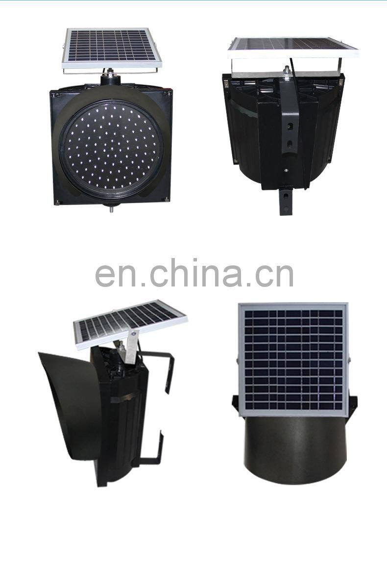 Road Blinkers Emergency Solar LED Yellow Warning Traffic Light