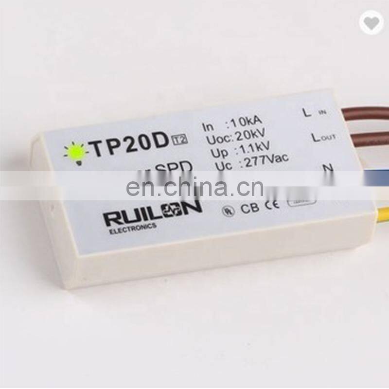 TP20D SPD 20kV Surge Protective Devices with LED Indicator IP65 Lightning Protector