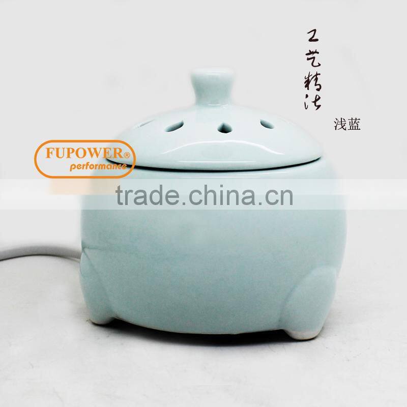 Super beautiful Chinese Craftmanship ceramic ELECTRIC AROMATHERAPY ESSENTIAL OIL BURNER/DIFFUSER