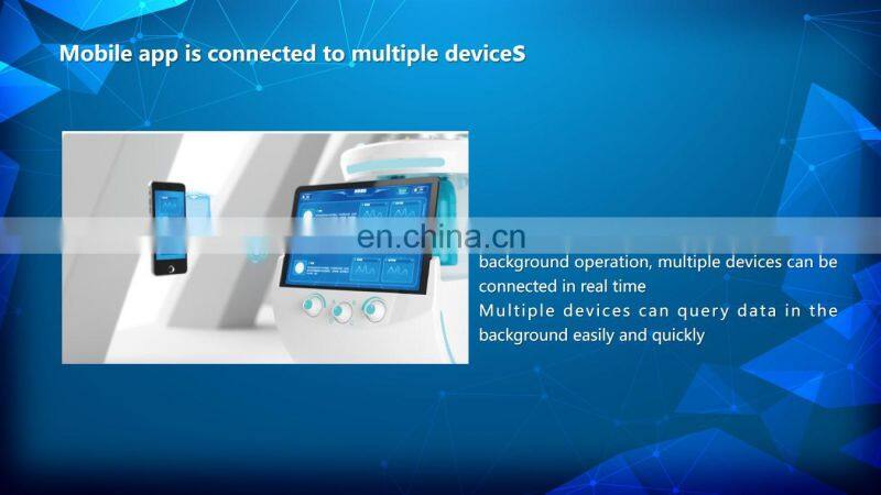 Skin Monitoring and Skin Management System Blue New Fashion Portable High Frequency Touch Screen & Handle Switch for Commercial