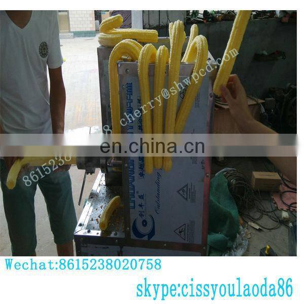 2020 new type puffed Ice cream corn stick machine/Ice cream hollow tube machine/puff corn machine