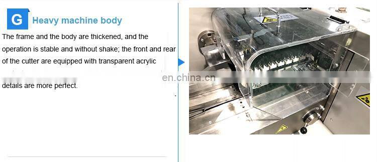 High Speed Automatic Pillow Bag Packing Machine for Snack Candy Biscuit Bread Cake