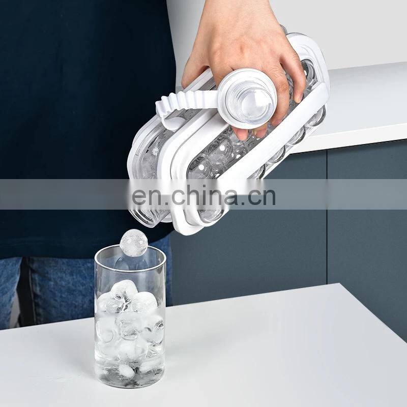 17 grids Ice Ball Kettle Ice Maker Mould with Lid Cube Mold Cubic Makers Container Trays