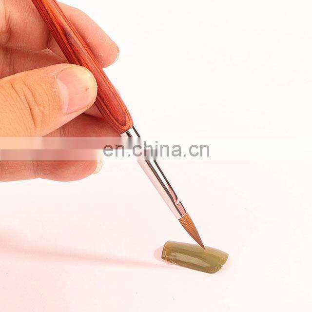 Amazon Topsale Premium Custom Acrylic Nail Brush 100% Kolinsky Nail Brush