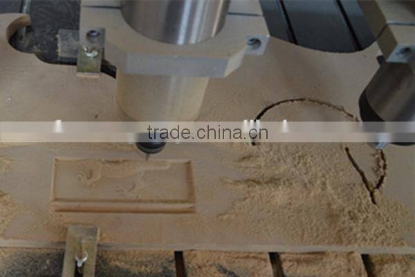 High qualtiy wood carving 2 spindles machine/ multi-spindle cnc router machine