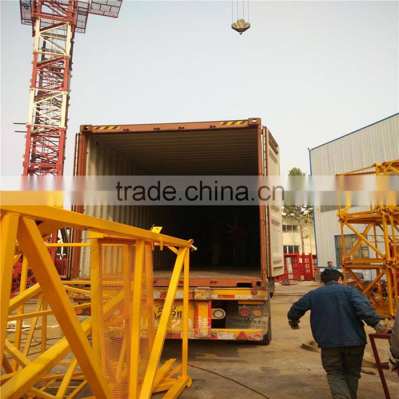 tower crane low price QTZ125 serials. 8T tower crane