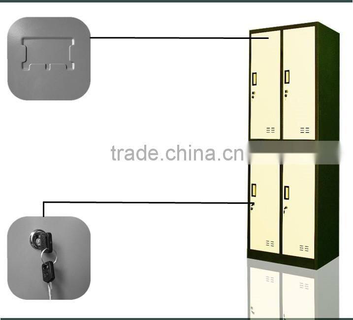 Best Selling Product Metal Furniture Bedroom 4 Section Lockers Used Bedroom