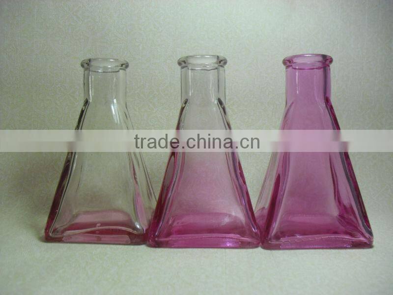 glass aromatherapy diffuser bottle green colour