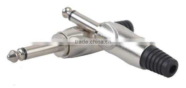 Professional 1/4" 2 Pin Male Connector QT165