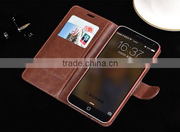 high quality For huawei honor 6 case flip leather