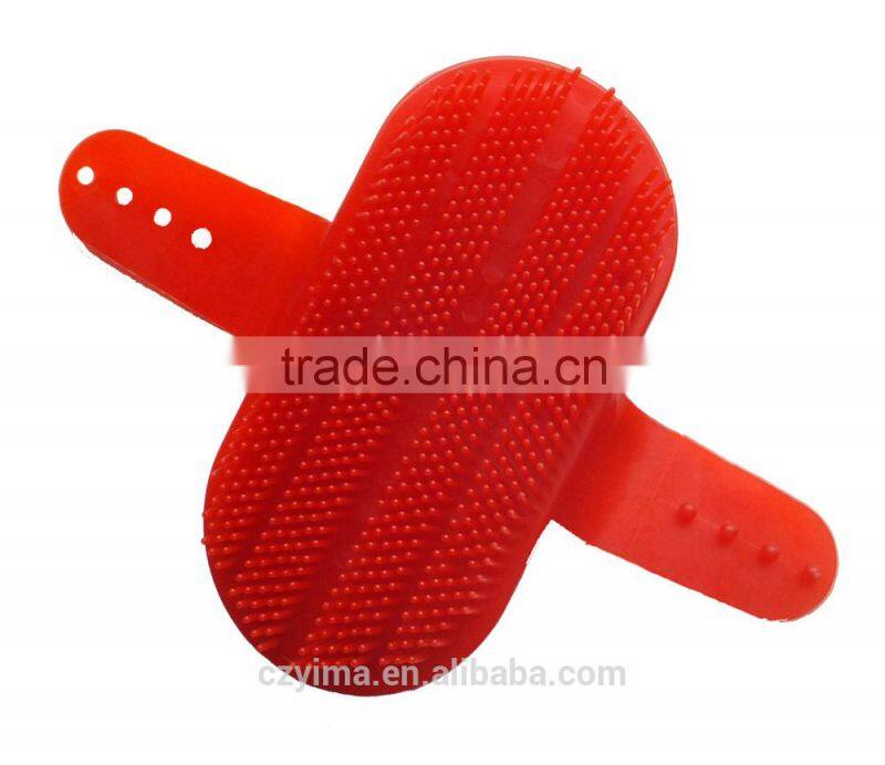 plastic horse curry comb/horse products