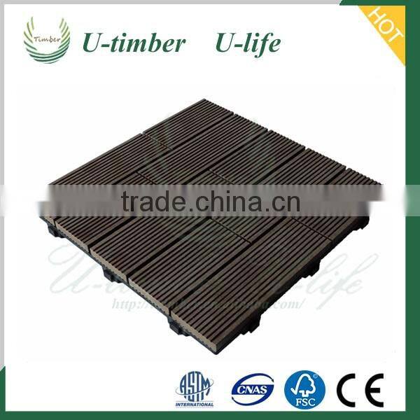 Reasonable price WPC composite diy outdoor decking