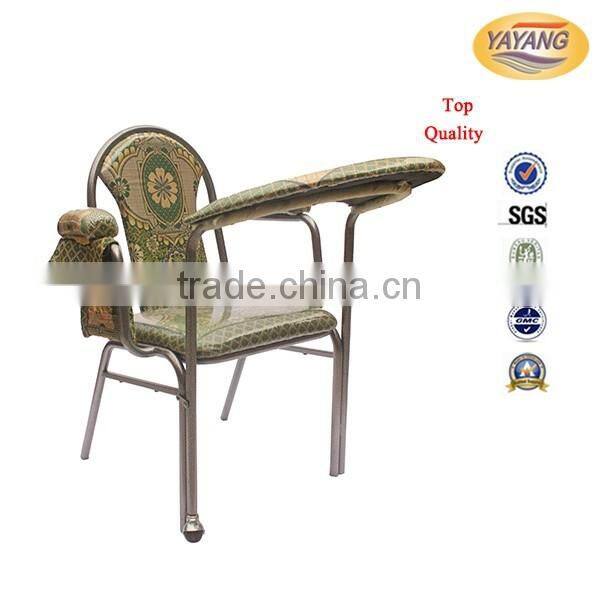 Foshan factory hot sale green church prayer chair in hotel furniture