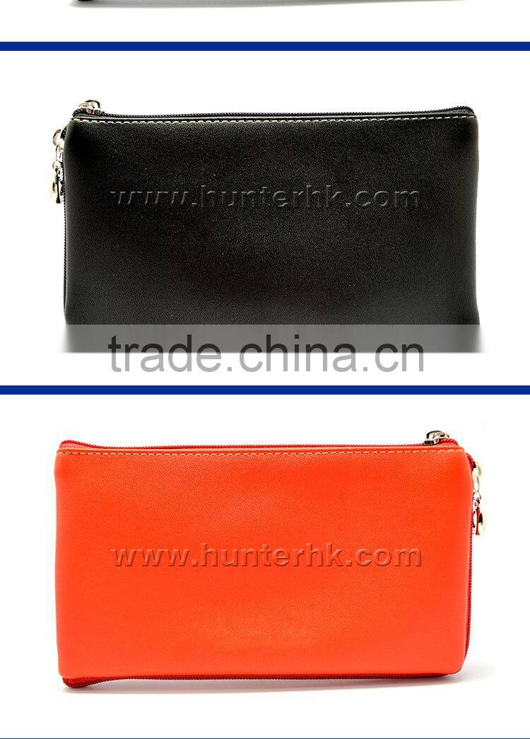 Soft Colorful PU Leather Wallet For Girls