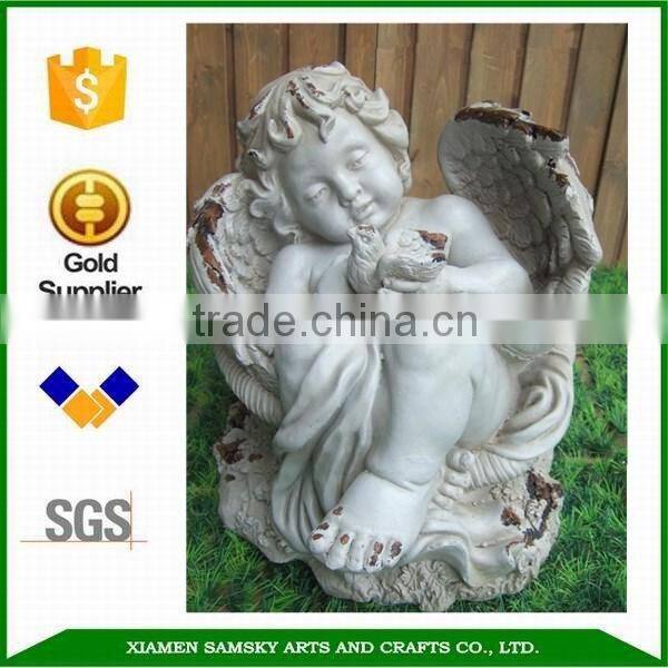 Sleeping Cherub 21" High Outdoor Statue