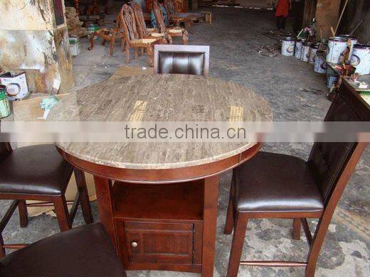 The latest design waterproof wooden dining room furniture (DS-185C)