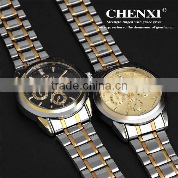 2016 Chenxi Trendy Brand Stainless Steel Men Watches for Sport