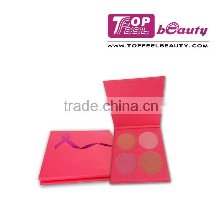 2016 fashion design 4 color eyeshadow with paper package