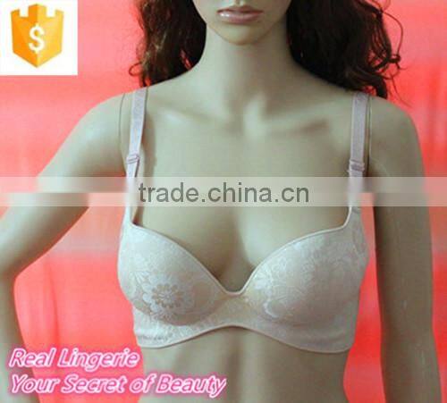 Laser Cut Bra, Floral Lace Bra, One-Piece Bra