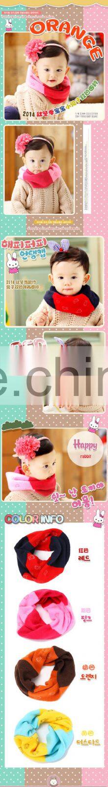 2014 Winter New Rabbit Circle Baby Loop Scarf