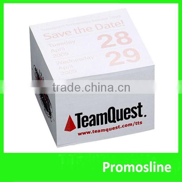 Hot Sale custom memo desk top calender with sticky note