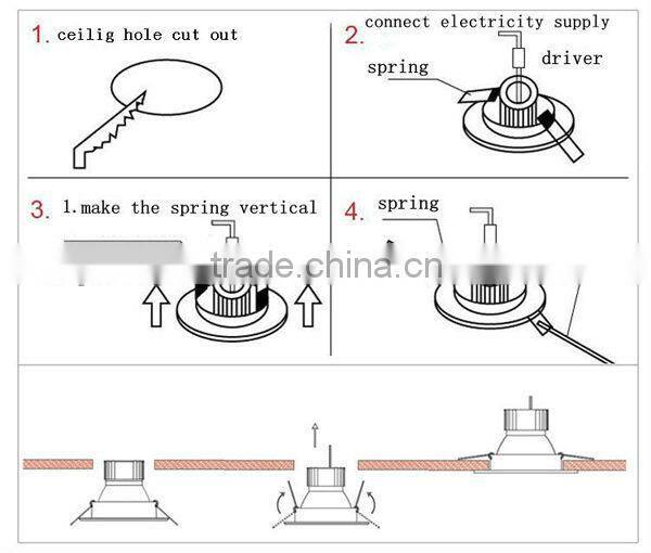 New Design And Good Looking recessed led grille light