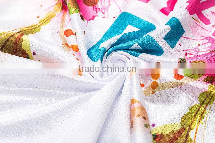 100 polyester ligth weight smooth multicolor basketball uniform fabrics
