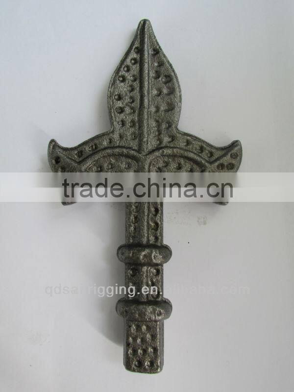china hardware wrought iron spearpiont