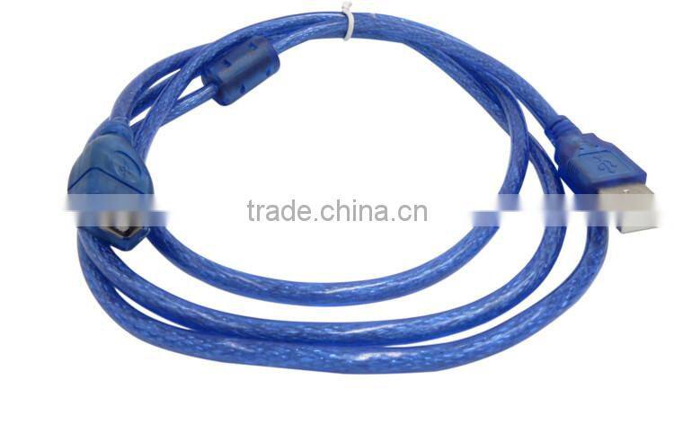 SLT Braided Shielded USB 2.0 Extension Cable A Male to A Female Blue