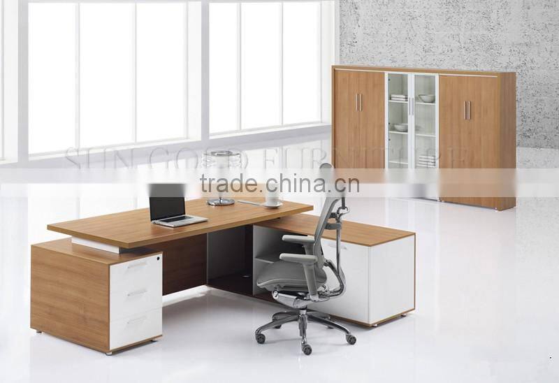 Modern executive office computer table steel office furniture (SZ-ODB346)