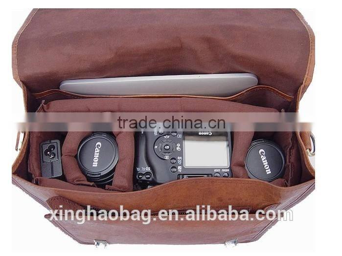 PU leather Dslr Camera Bag, fashion leather Camera Bag women