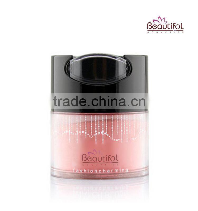 Baked blusher & Oem blush! wholesale powder blush with brush, long lasting, cosmetics for cheek