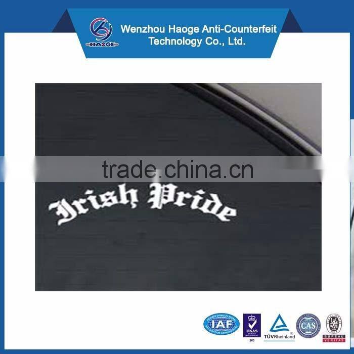 Transparent Window Car Sticker, vinyl sticker