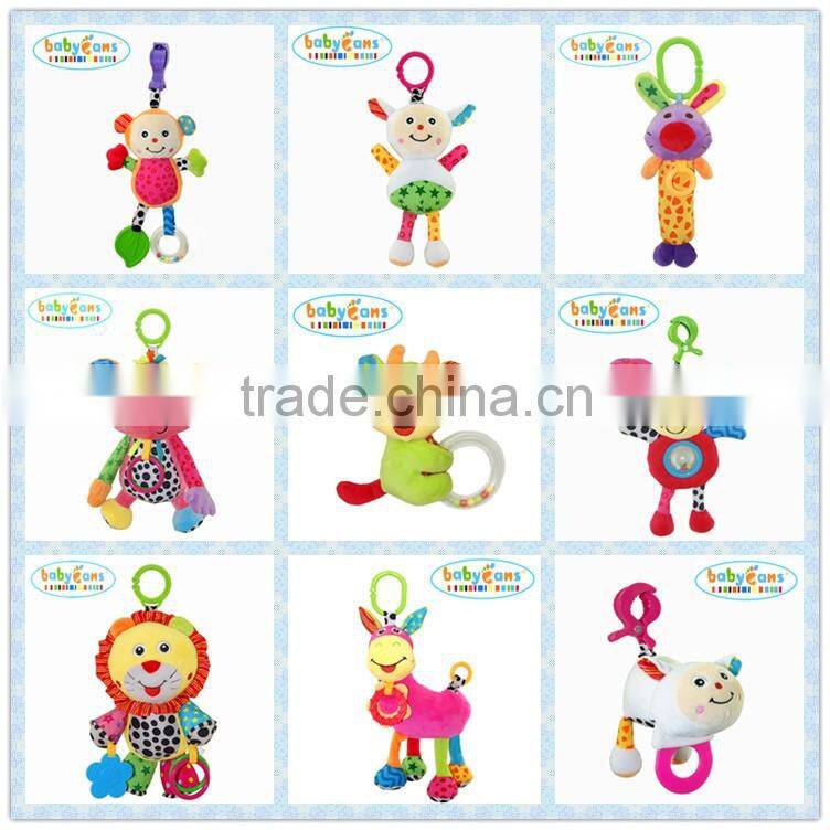 babyfans Stuffed Cute Musical Fish Toy Educational Baby Toys Baby Rattle