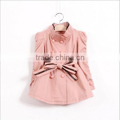 Khaki Fahion Kid Wear Autumn Coat