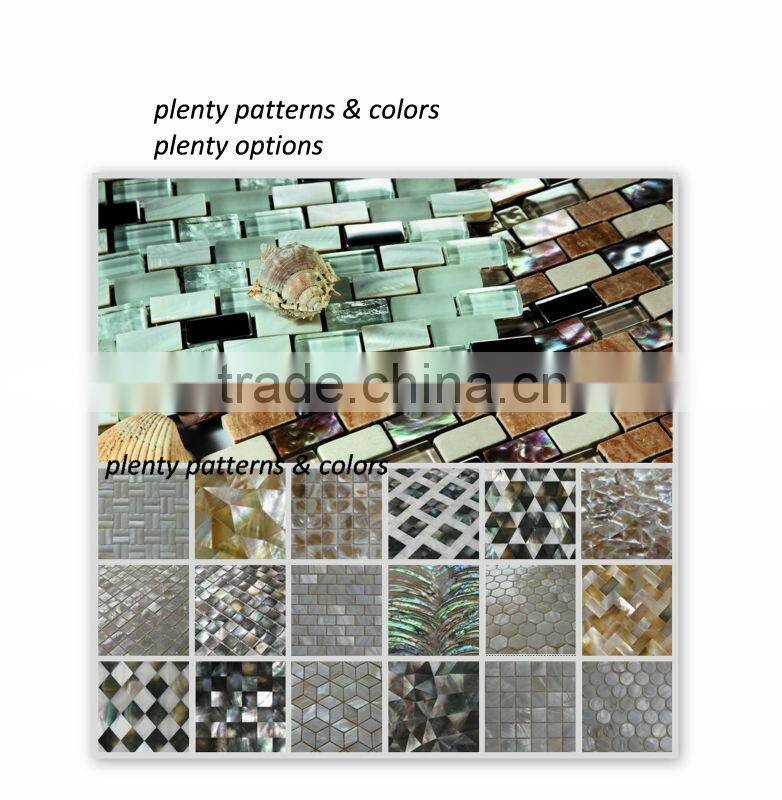 No gap white natural shell mother of pearl square Mosaic
