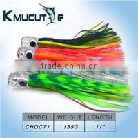 Mouse over image to zoom 6x-Pusher-Trolling-Fishing-Lures-Rigged-Skirted-Big-Game-Marlin-Tuna-80lb-line 6x-Pusher-Trolling-Fis