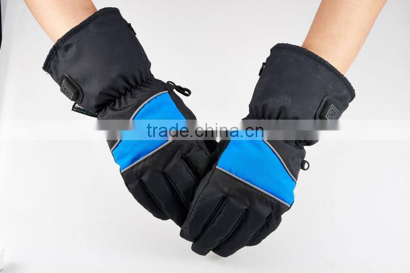 electric heating ski gloves with battery