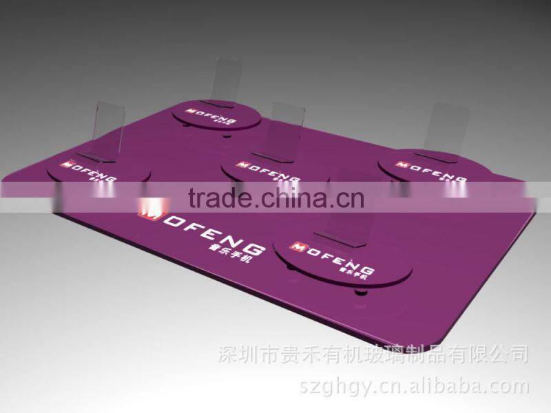 Useful transparent acrylic mobile phone display stand