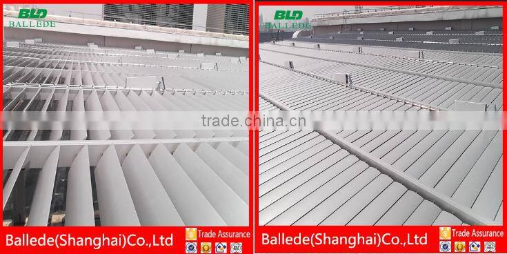 Terrace Motorized Louvers Roof that close and open