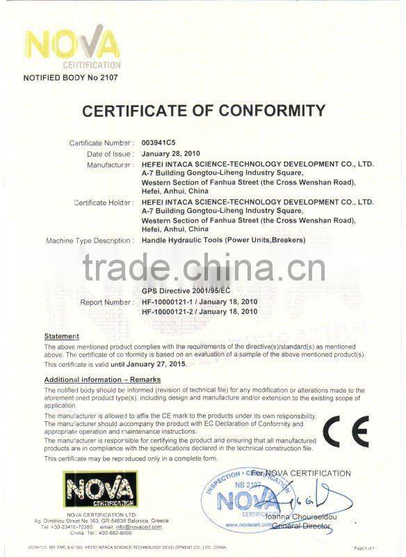 hydrulic power equipment Road maintenance equiment