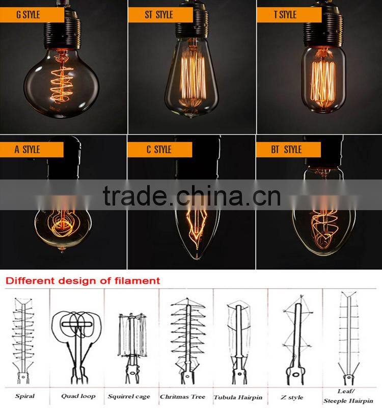 A19 G80 antique vintage edison bulbs 60w