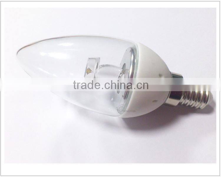 popular and cheap Silver/Gold smd 5630 e14 led candle bulb 5w