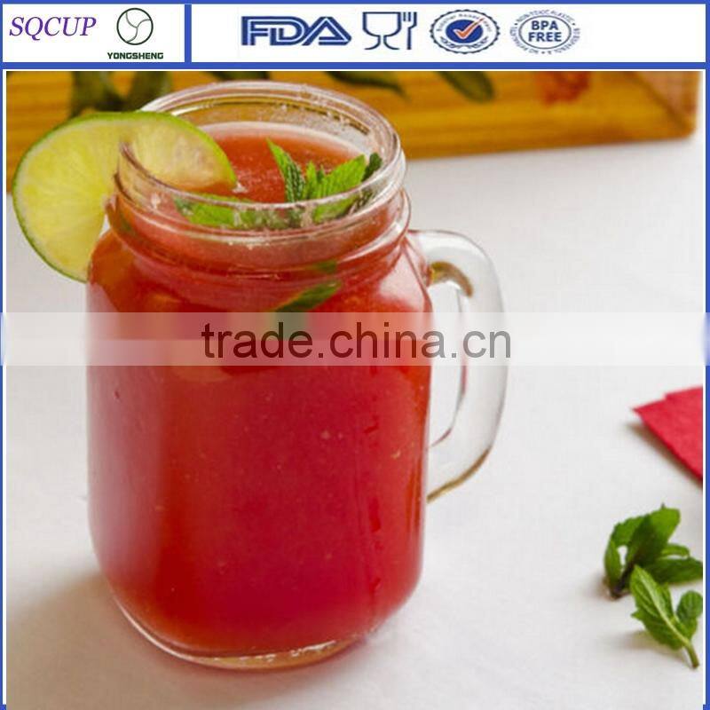 Wholesale Glass Mason Jar With Engraved Logo/Transparent Mason Jar Bottle With Metal Lid and Straw