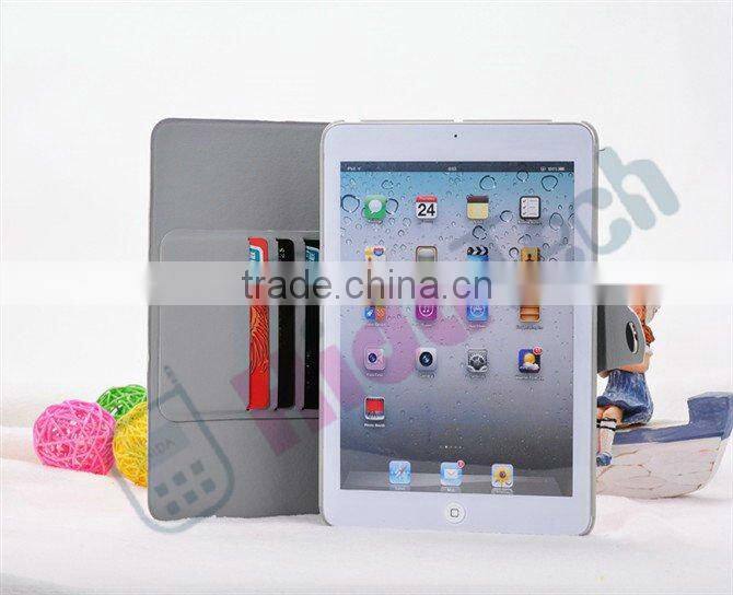 Color Dot Wallet Leather Case for iPad Mini with Buckle,For iPad Mini Dot Book Style Wallet Leather Case,With Card Slot & Buckle